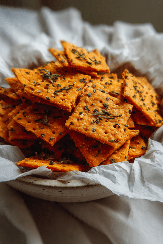 Savory Lentil Crackers