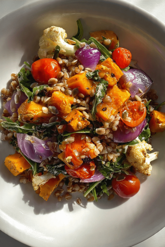 Warm Buckwheat Veg Bowl