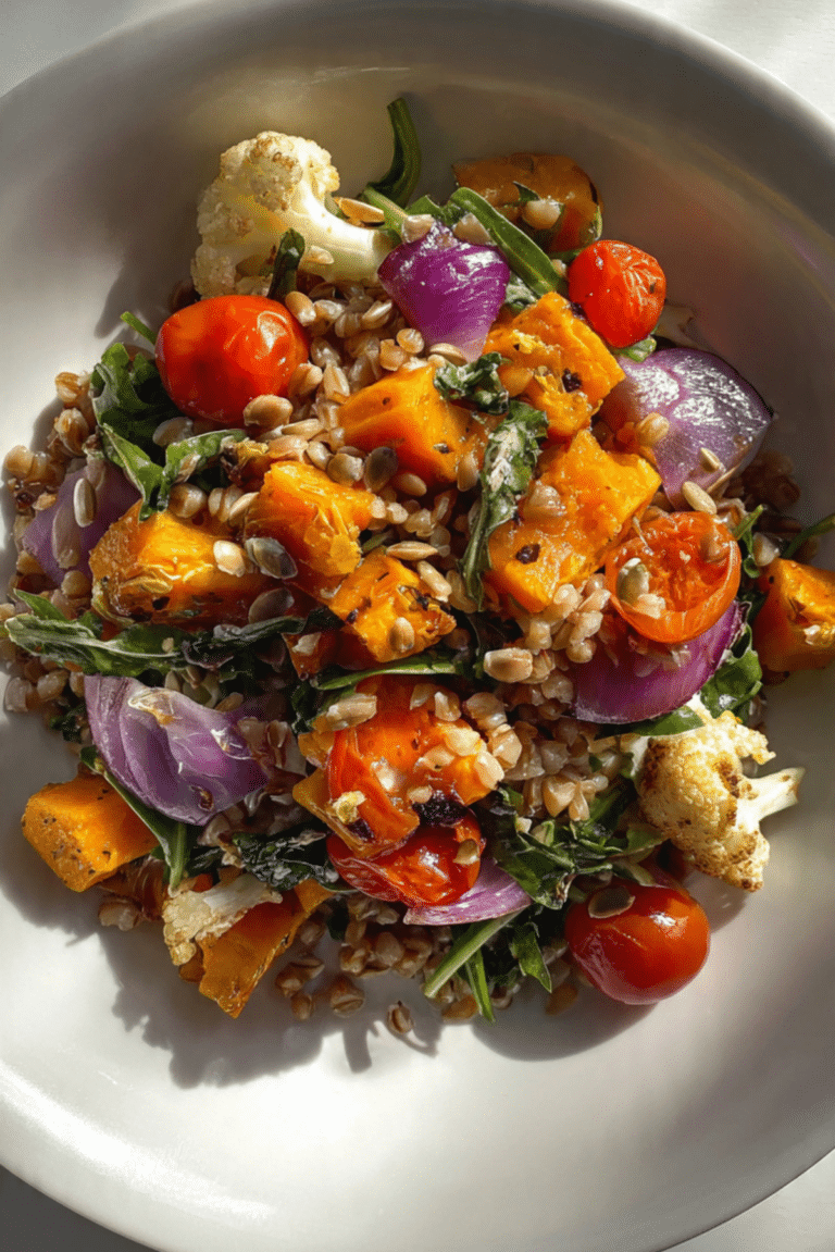 Warm Buckwheat Veg Bowl