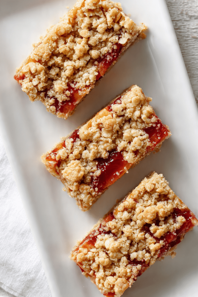 Baked Plum Oat Bars