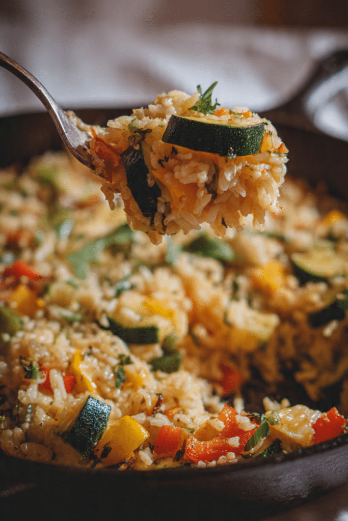 *Baked Veggie Rice Stuffed