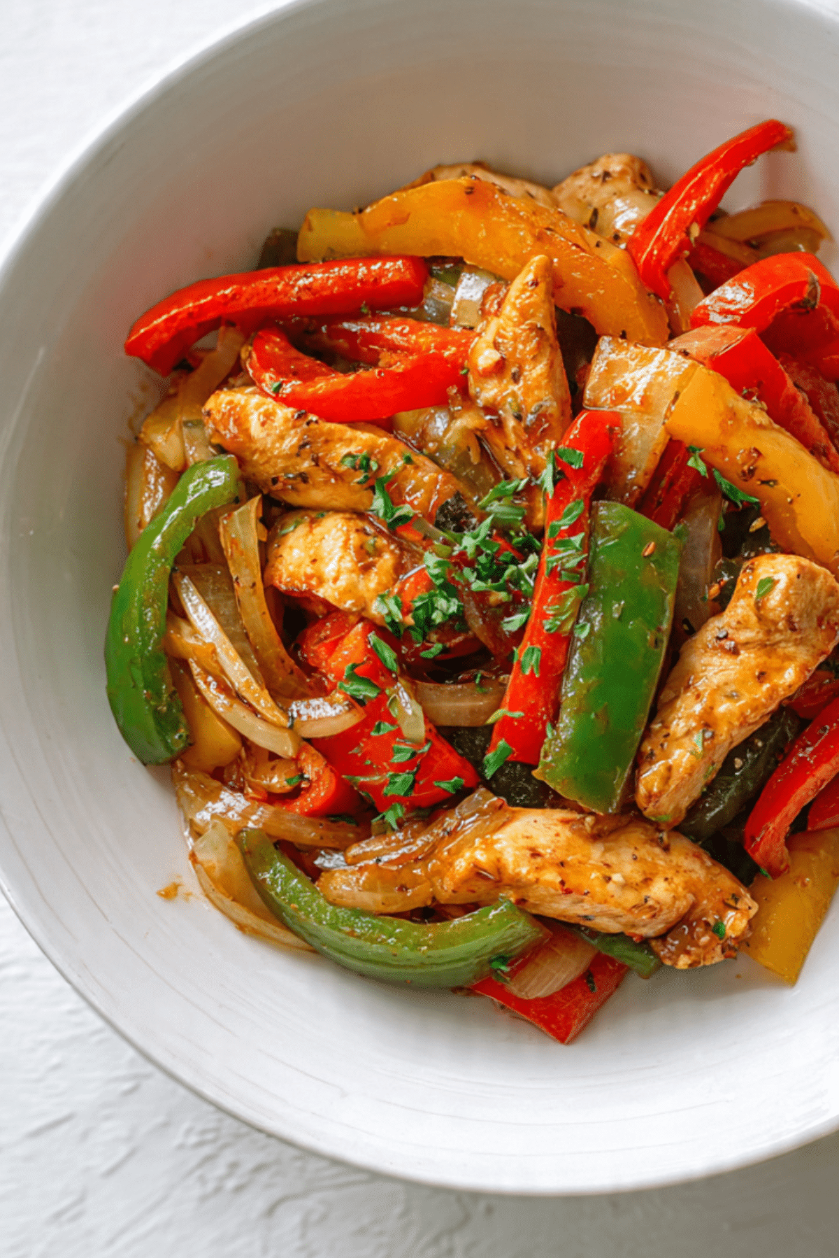 Chicken Bell Pepper Stir