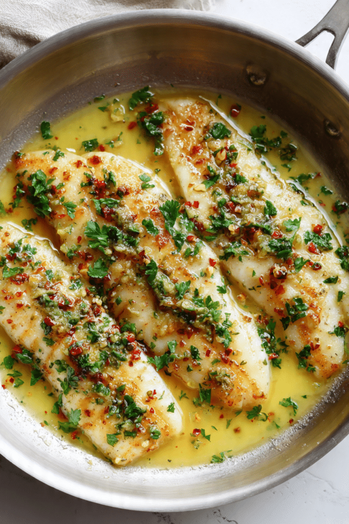 Grilled Fish with Garlic