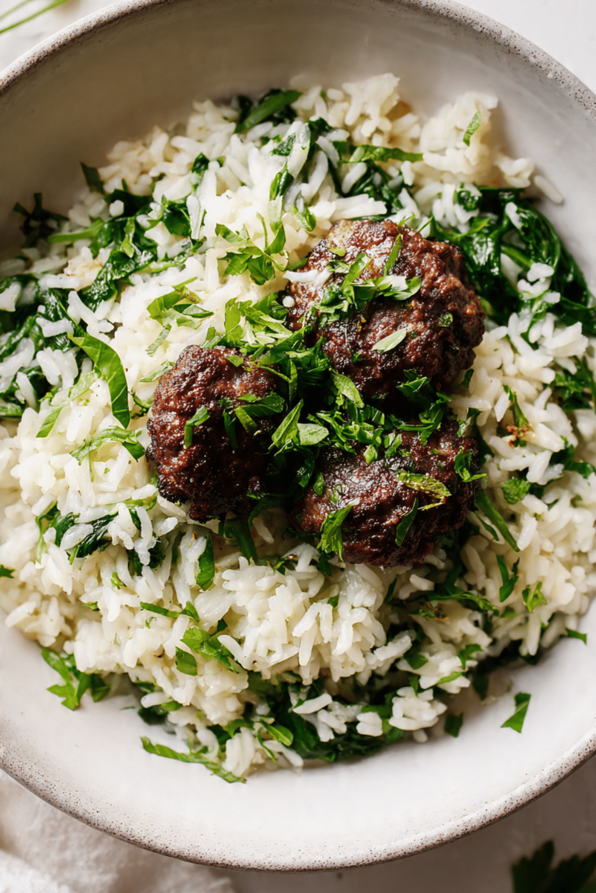 Lamb Spinach Rice