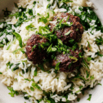 Lamb Spinach Rice