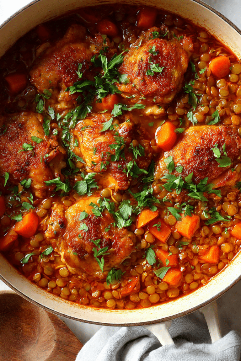 Chicken Lentil Pot