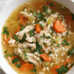*Chicken Barley Soup