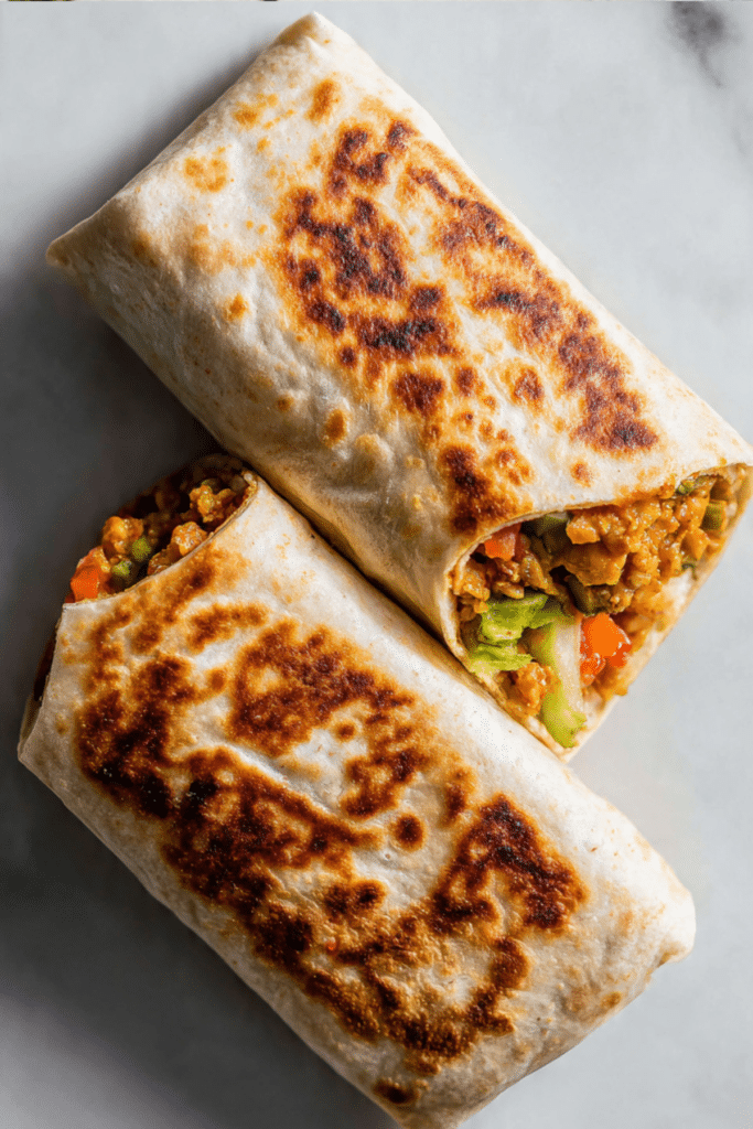 Crispy Chickpea Smash Wrap