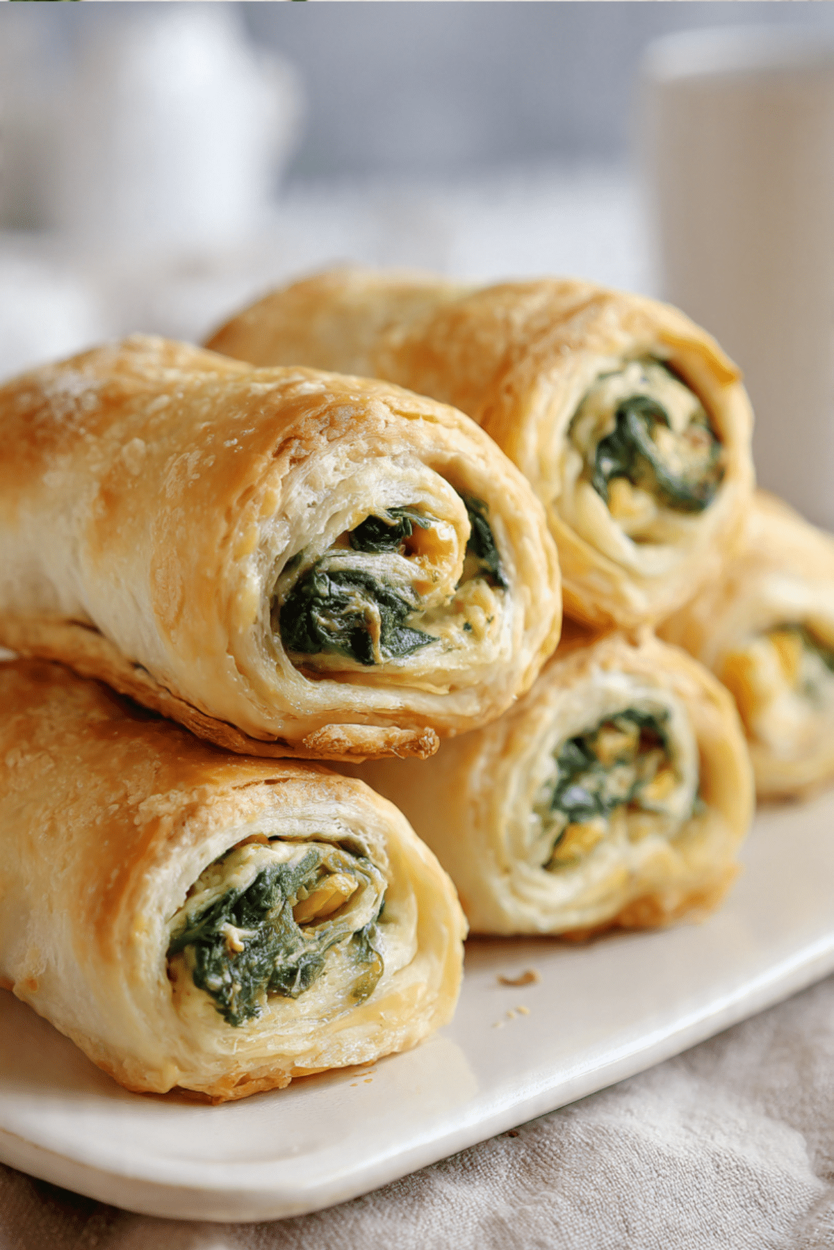 *Corn Spinach Rolls