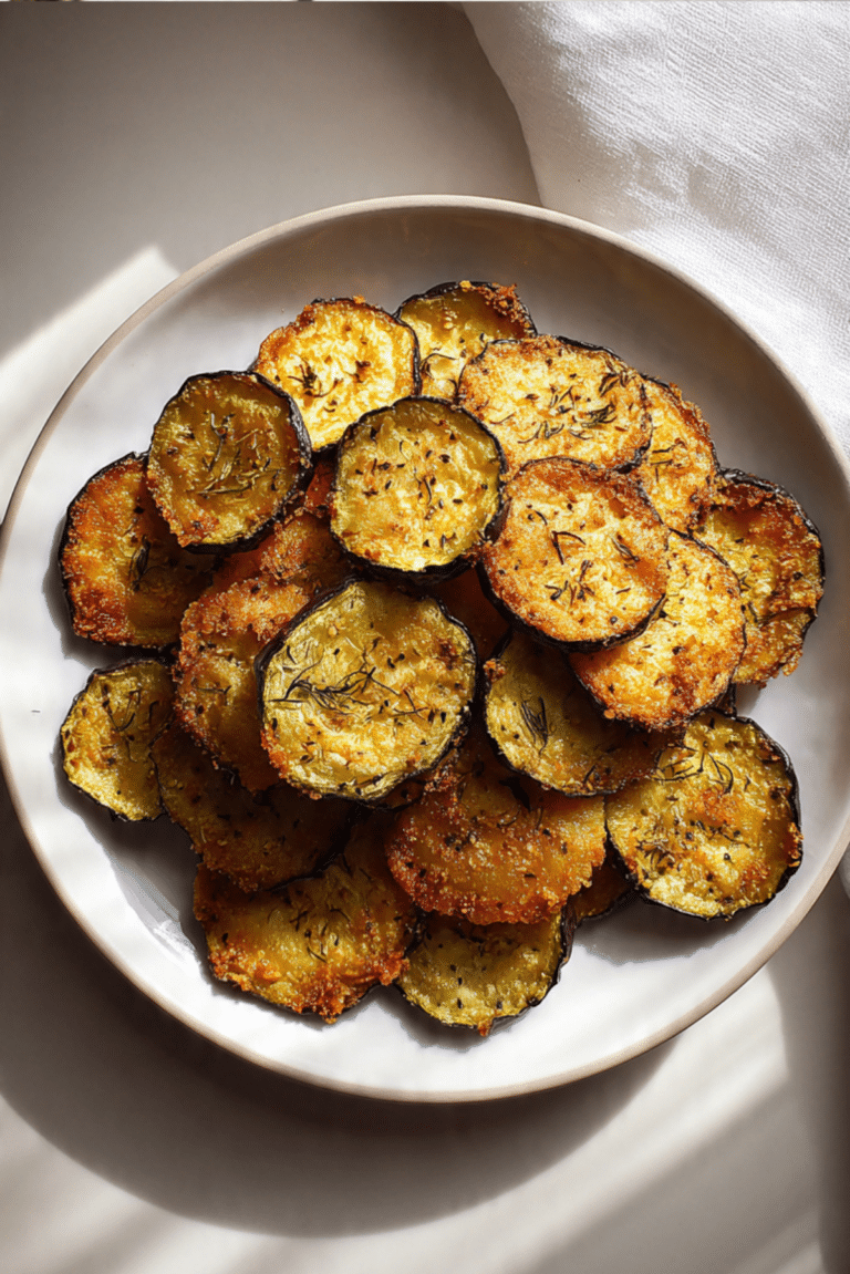 Crispy Eggplant Chips