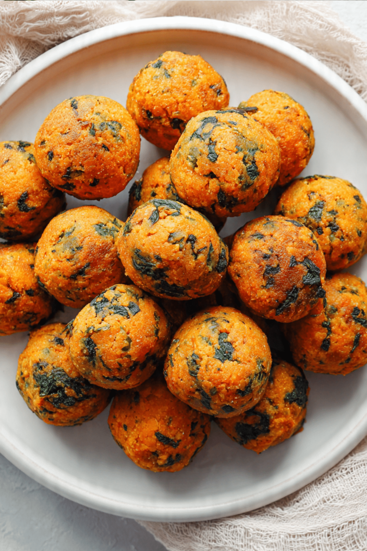 Sweet Potato Spinach Bites*