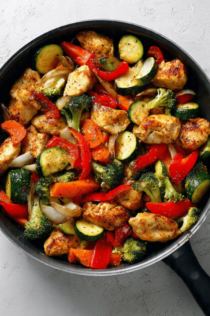 Skillet Chicken with Vegetables