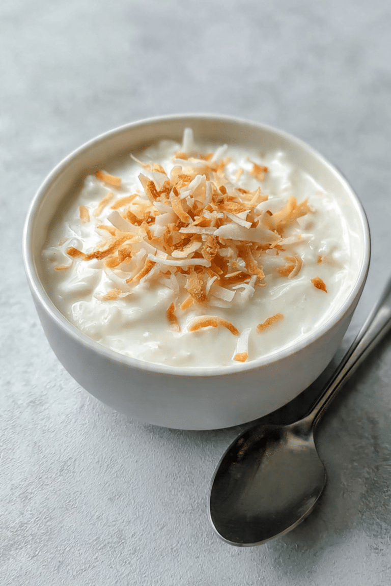 Milk Coconut Pudding