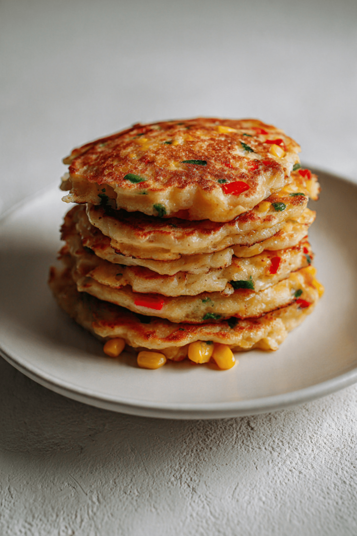 Corn & Pepper Griddle Cakes