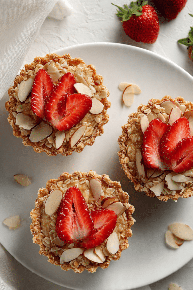 *Strawberry Almond Cups