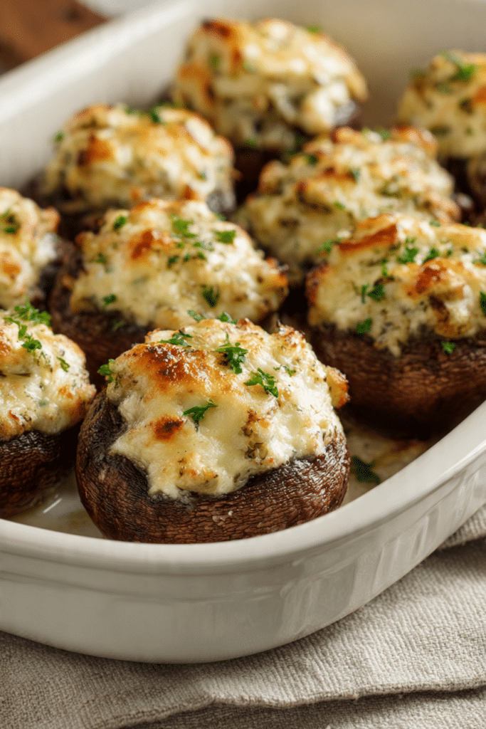 *Cheese Stuffed Mushrooms