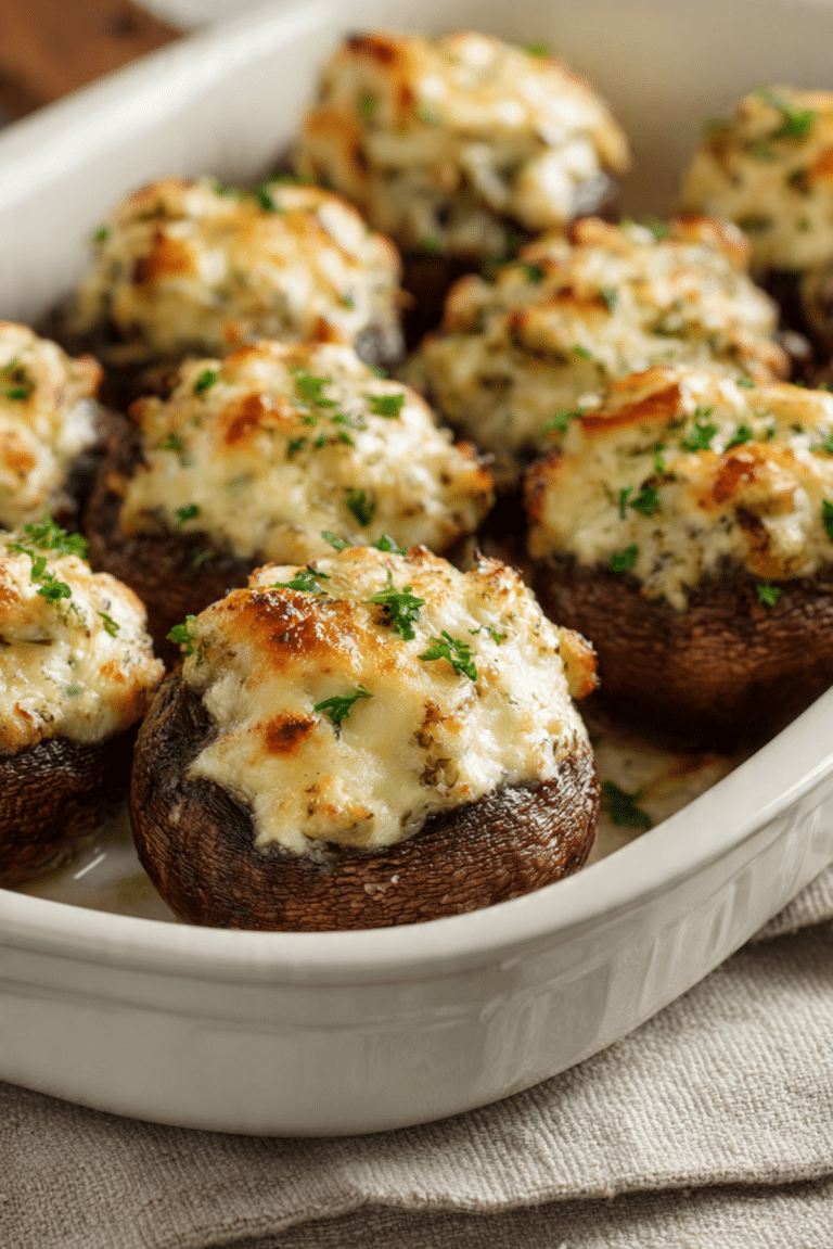 *Cheese Stuffed Mushrooms