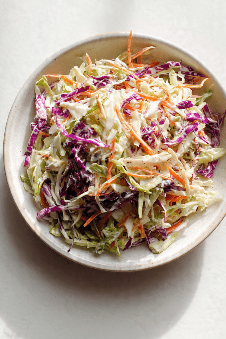 Garlic Yogurt Slaw