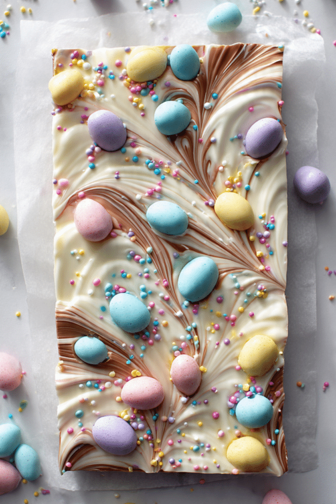 Mini Egg Chocolate Bark