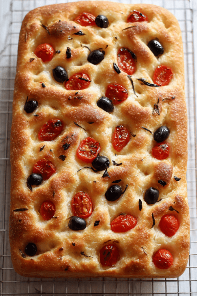 *Tomato Olive Focaccia