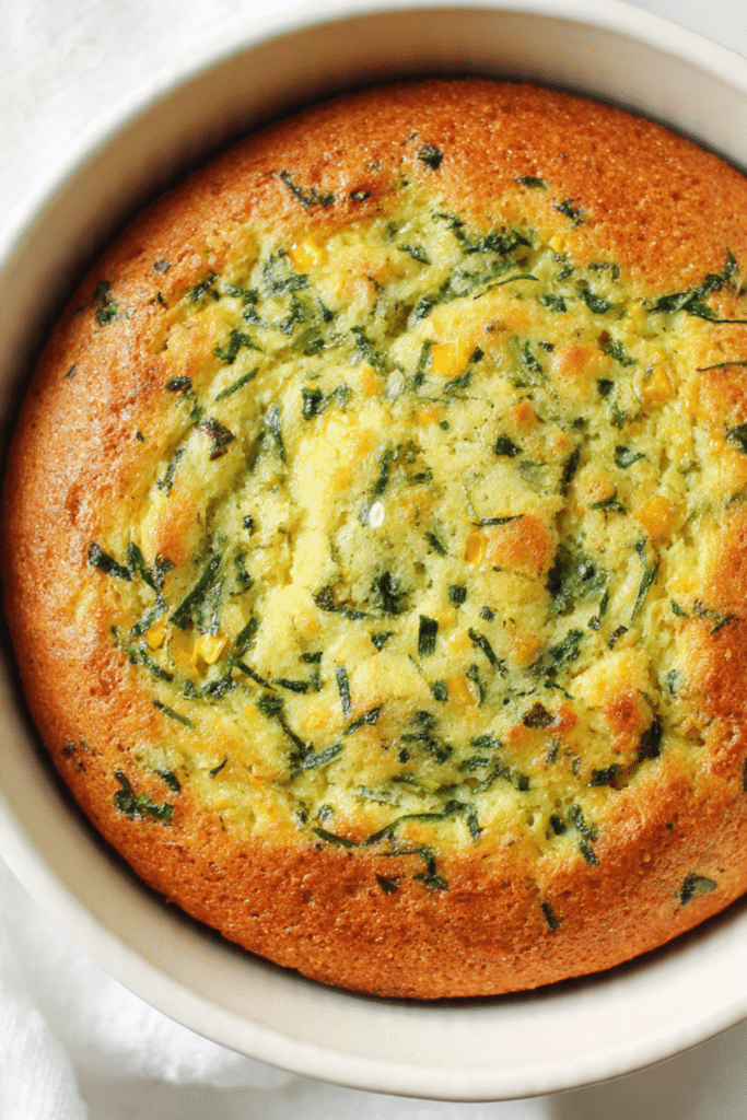 Corn Spinach Bread