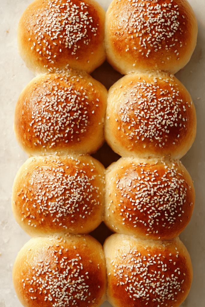 *Sesame Milk Rolls