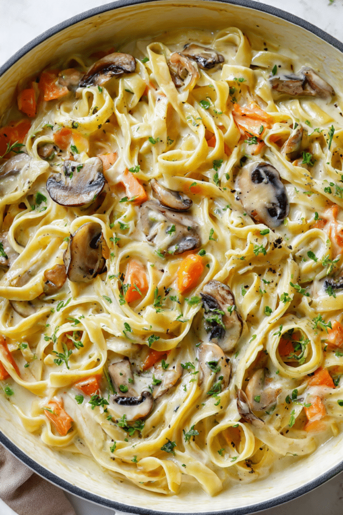 One-Pan Creamy Veg Pasta