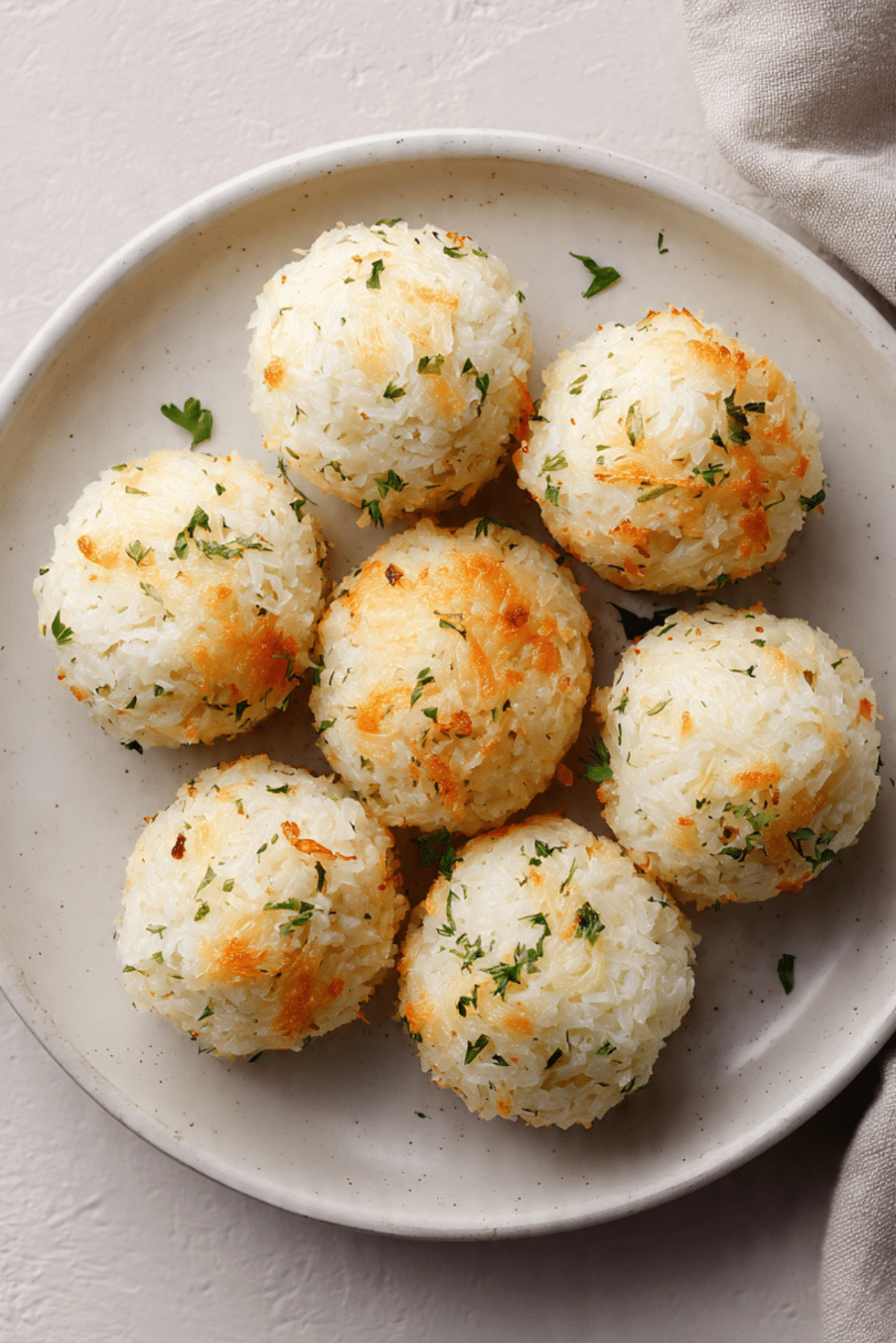 Cheesy Rice Balls