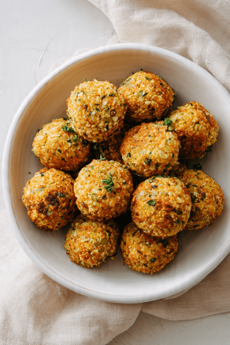 Spiced Lentil Crunch Bites