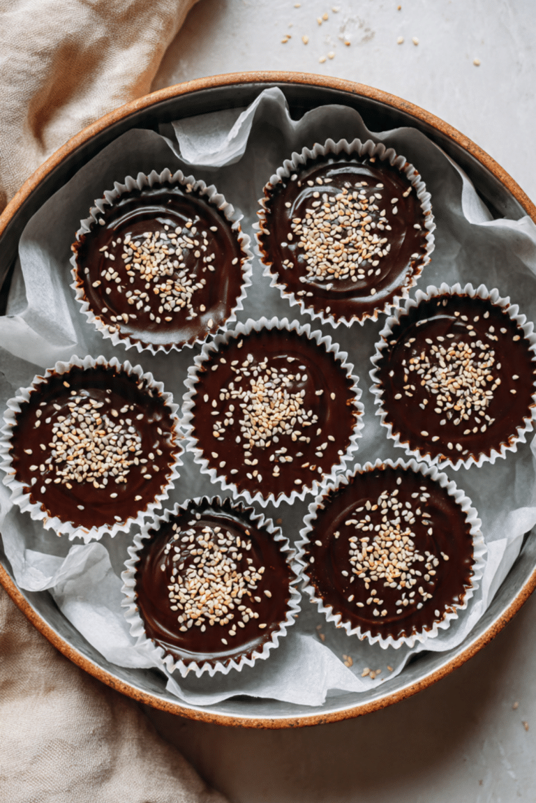 Chocolate Tahini Cups
