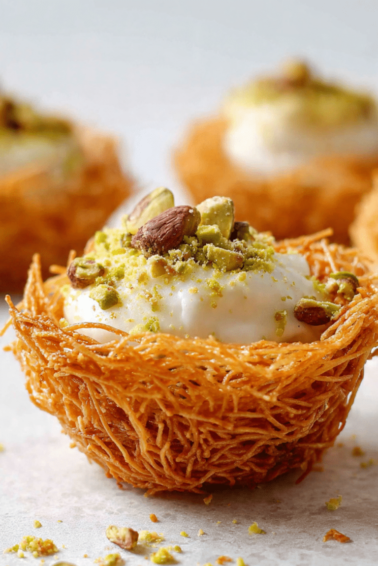 Lotus Pistachio Kunafa Cups