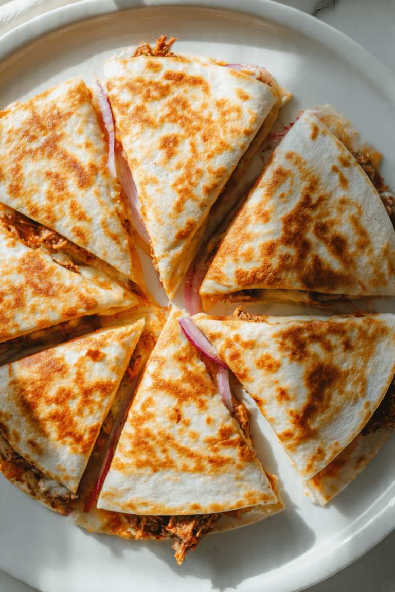 Chicken Shawarma Quesadilla Melt