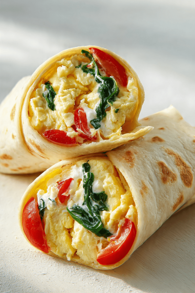 Healthy Egg & Yogurt Wrap