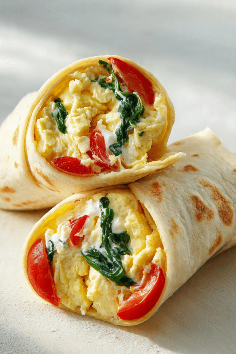 Healthy Egg & Yogurt Wrap