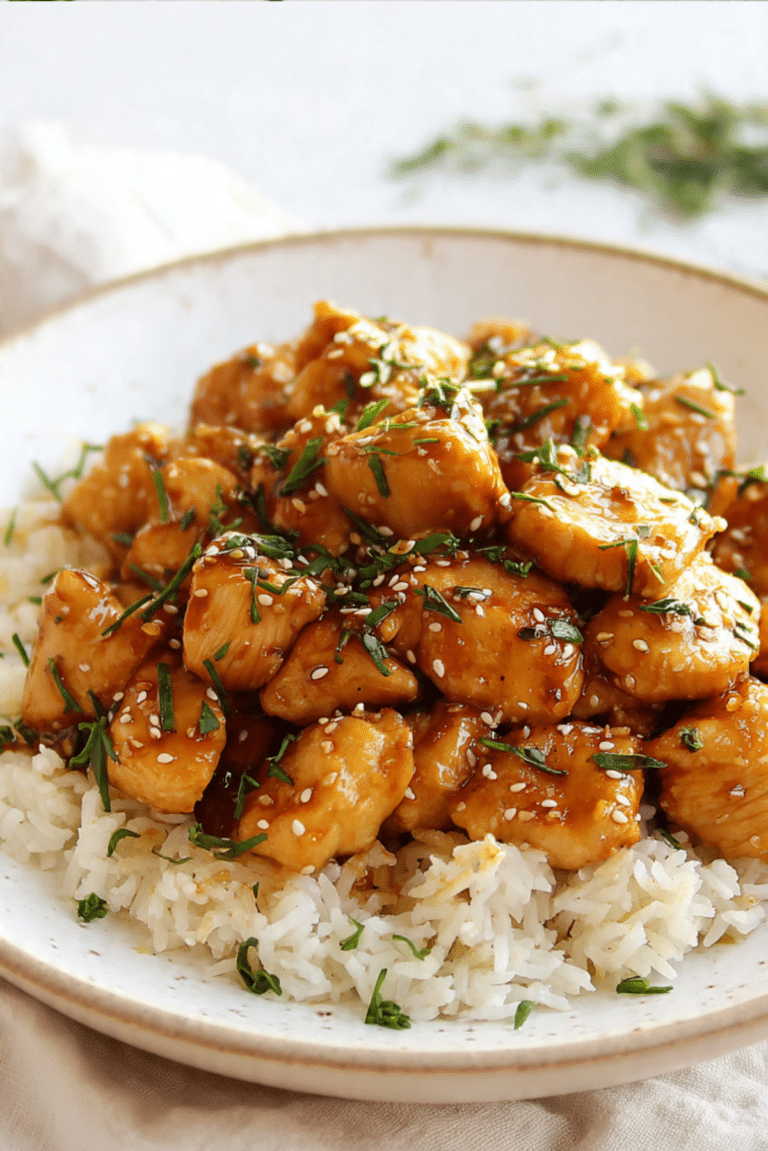 Honey Butter Chicken Rice Skillet