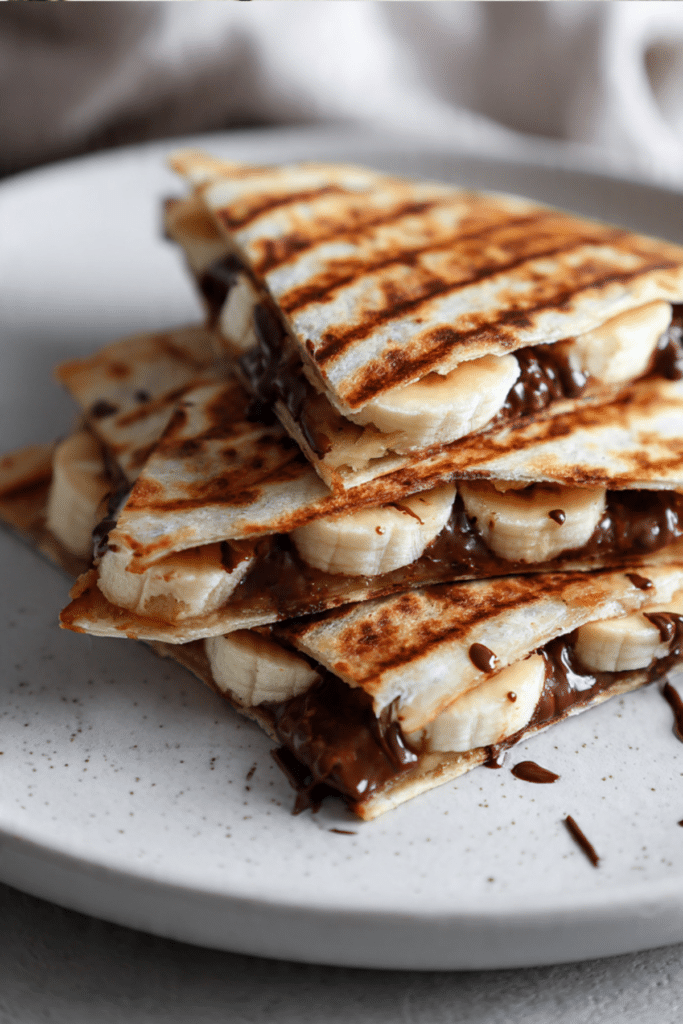 Banana Chocolate Breakfast Quesadilla*