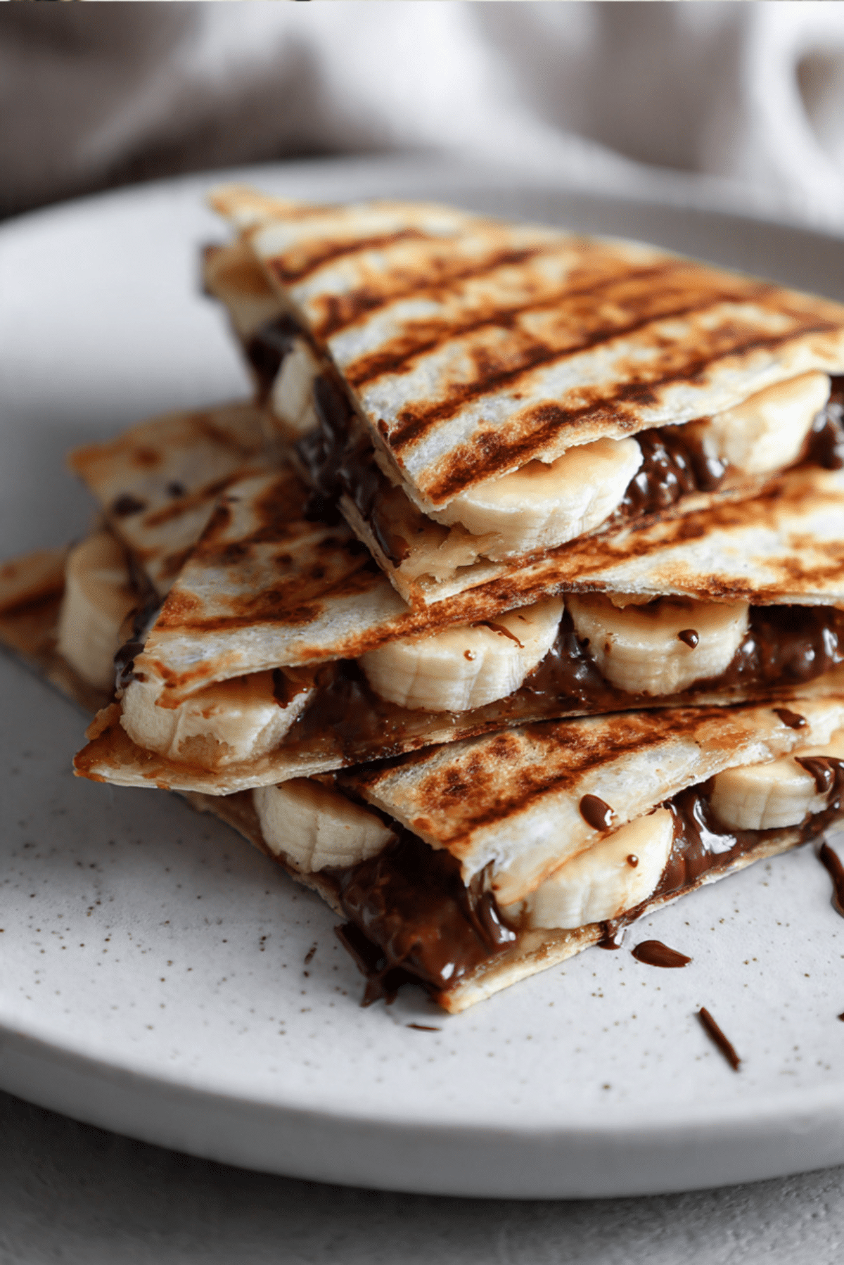 Banana Chocolate Breakfast Quesadilla*