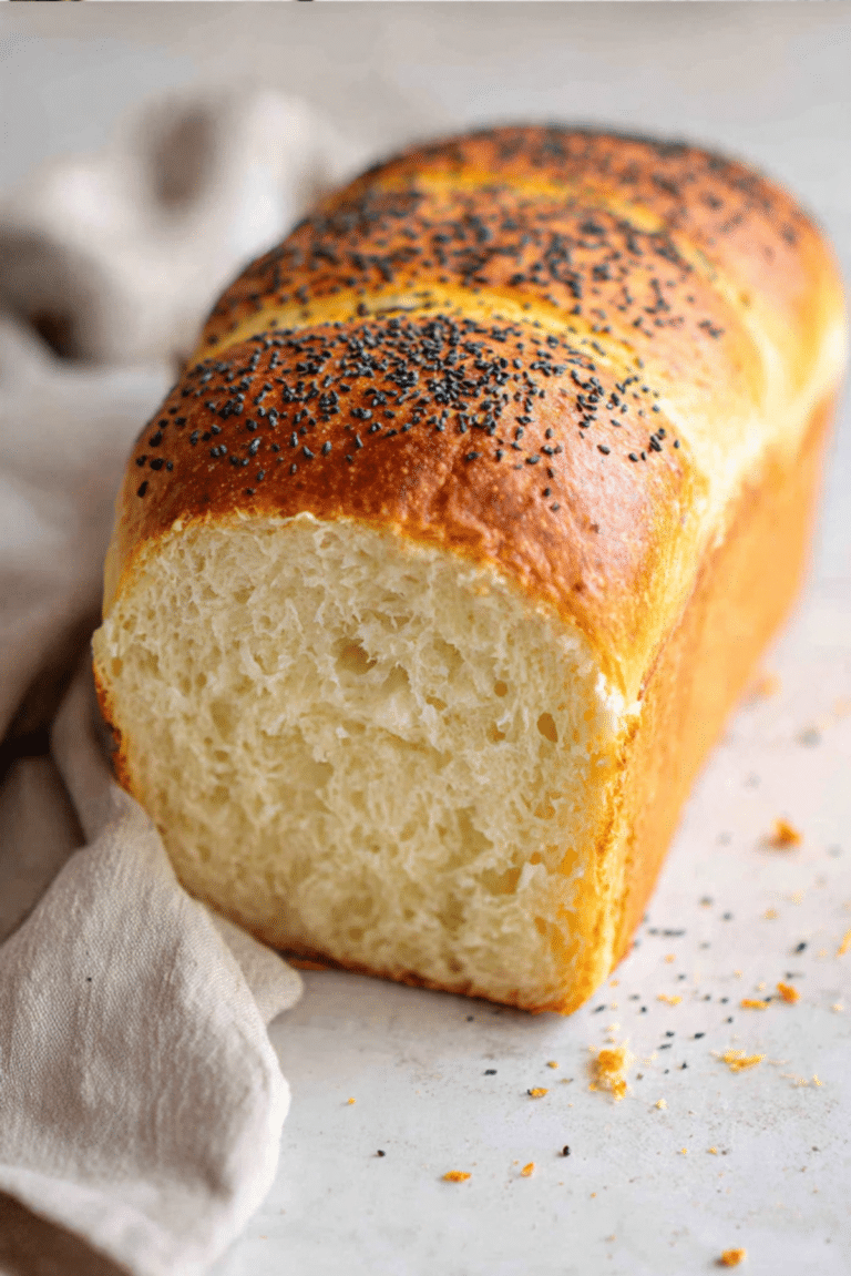 Black Sesame Milk Bread