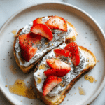 Black Sesame Yogurt Toast