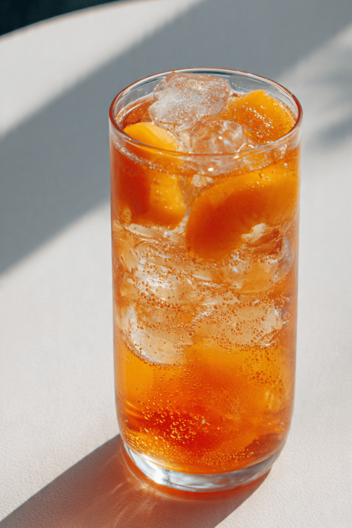Peach Iced Tea Sparkling Drink