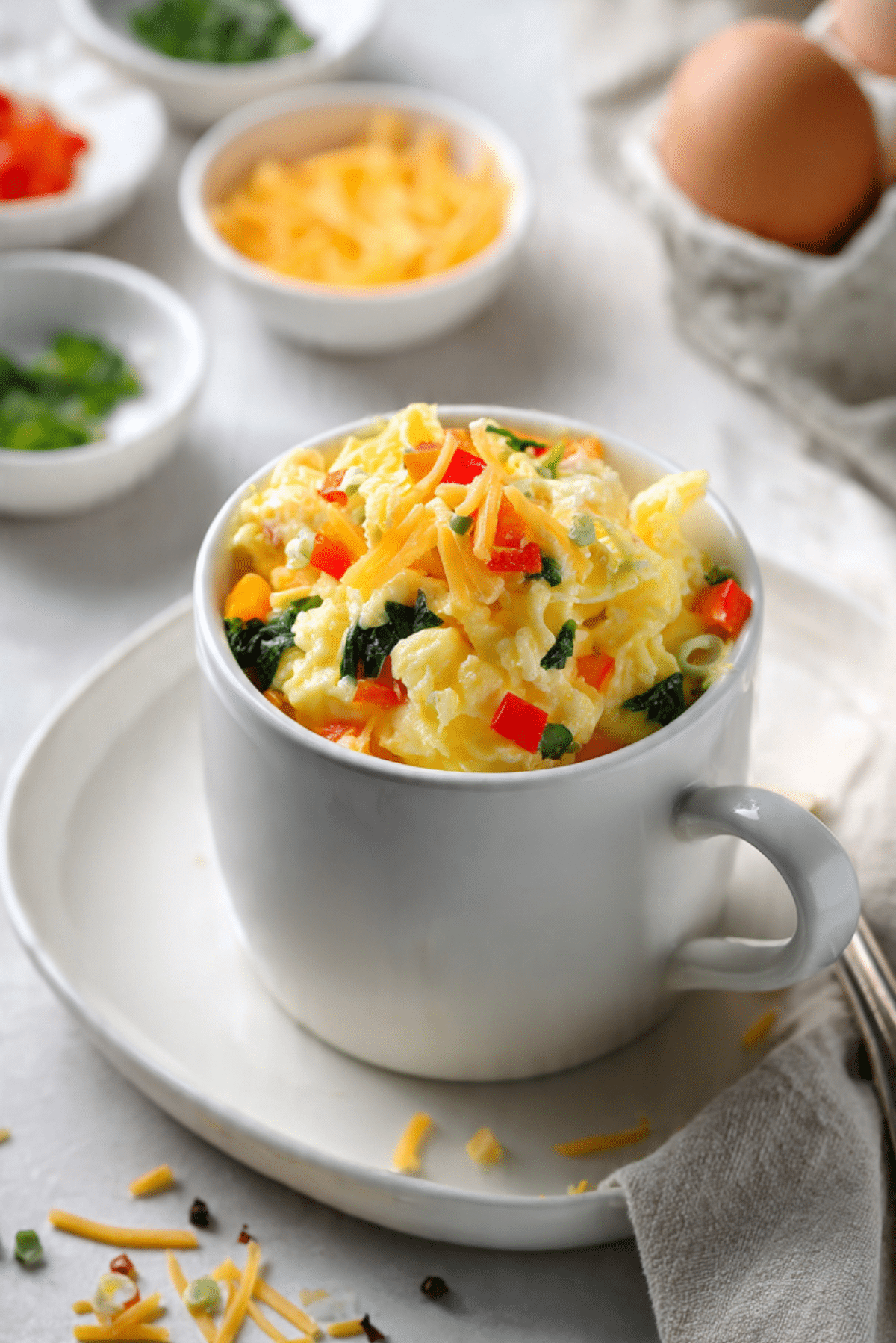 Microwave Protein Egg Mug Breakfast