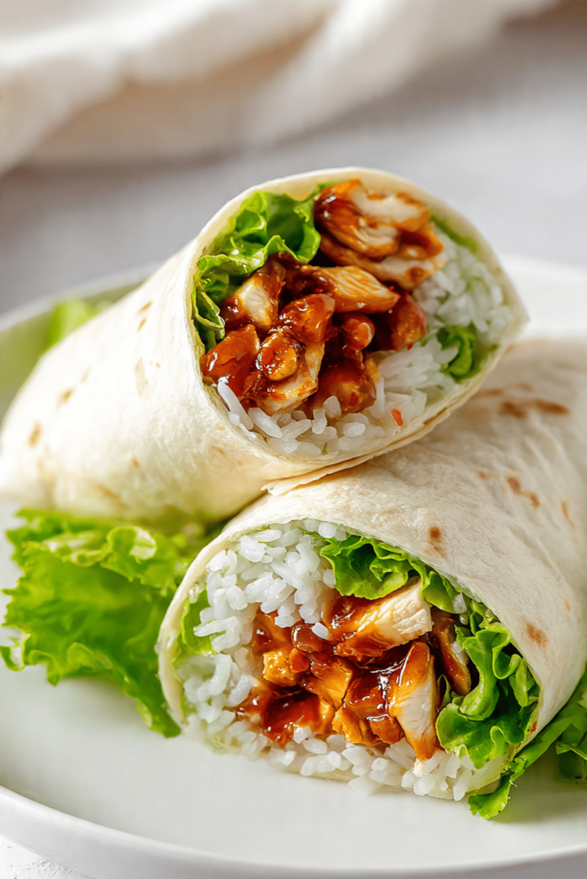 Sweet Chili Chicken Rice Wrap