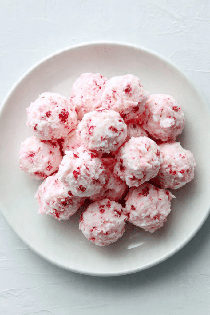 Strawberry Yogurt Clusters Frozen Bites