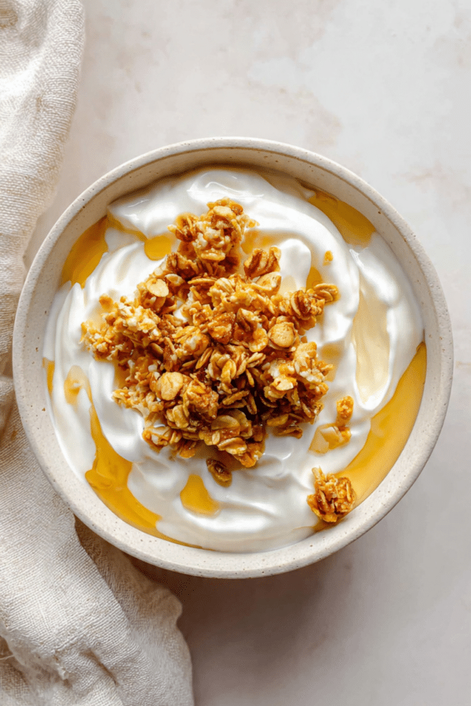 Yogurt Honey Granola Breakfast Bowl