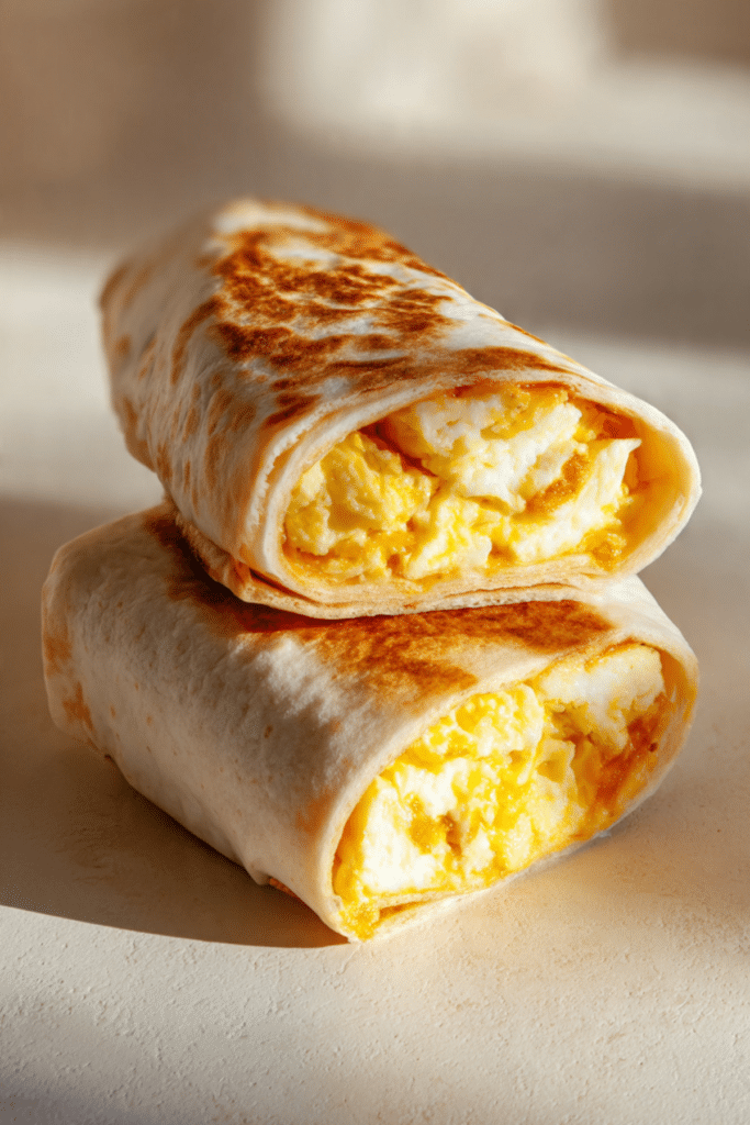 Egg & Cheese Arabic Breakfast Wrap