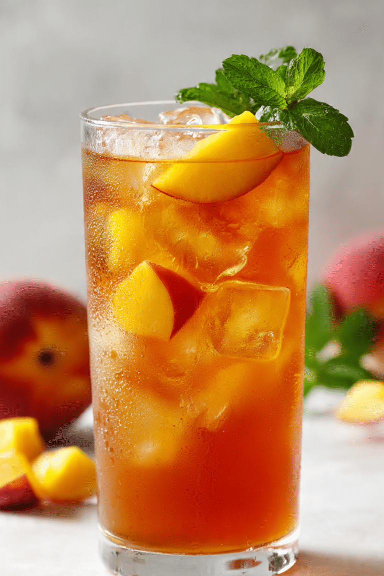 Peach Mango Iced Tea