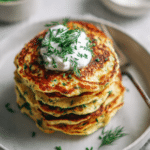 Savory Cottage Cheese Herb Pancakes