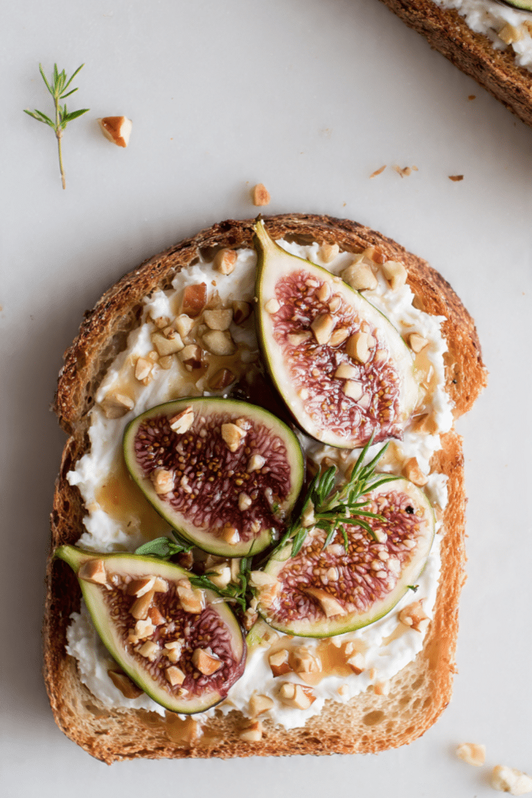 Ricotta Honey Fig Toast