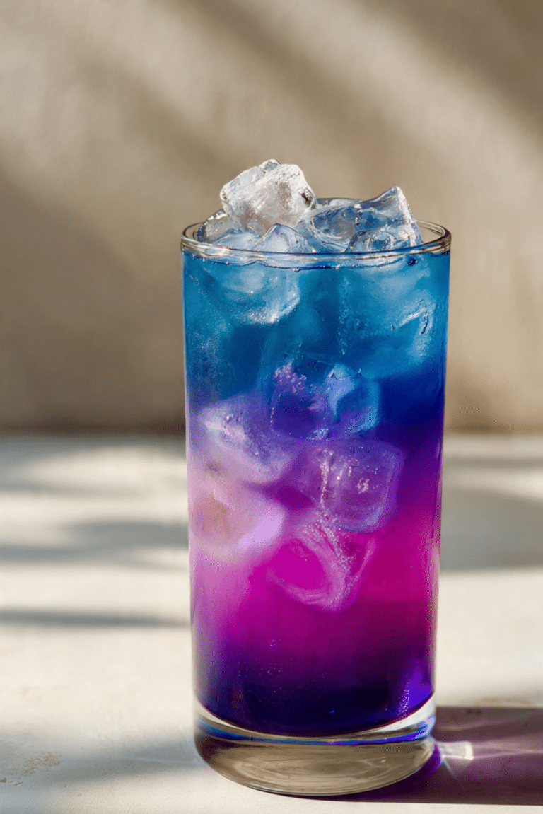 Butterfly Pea Color Changing Drink