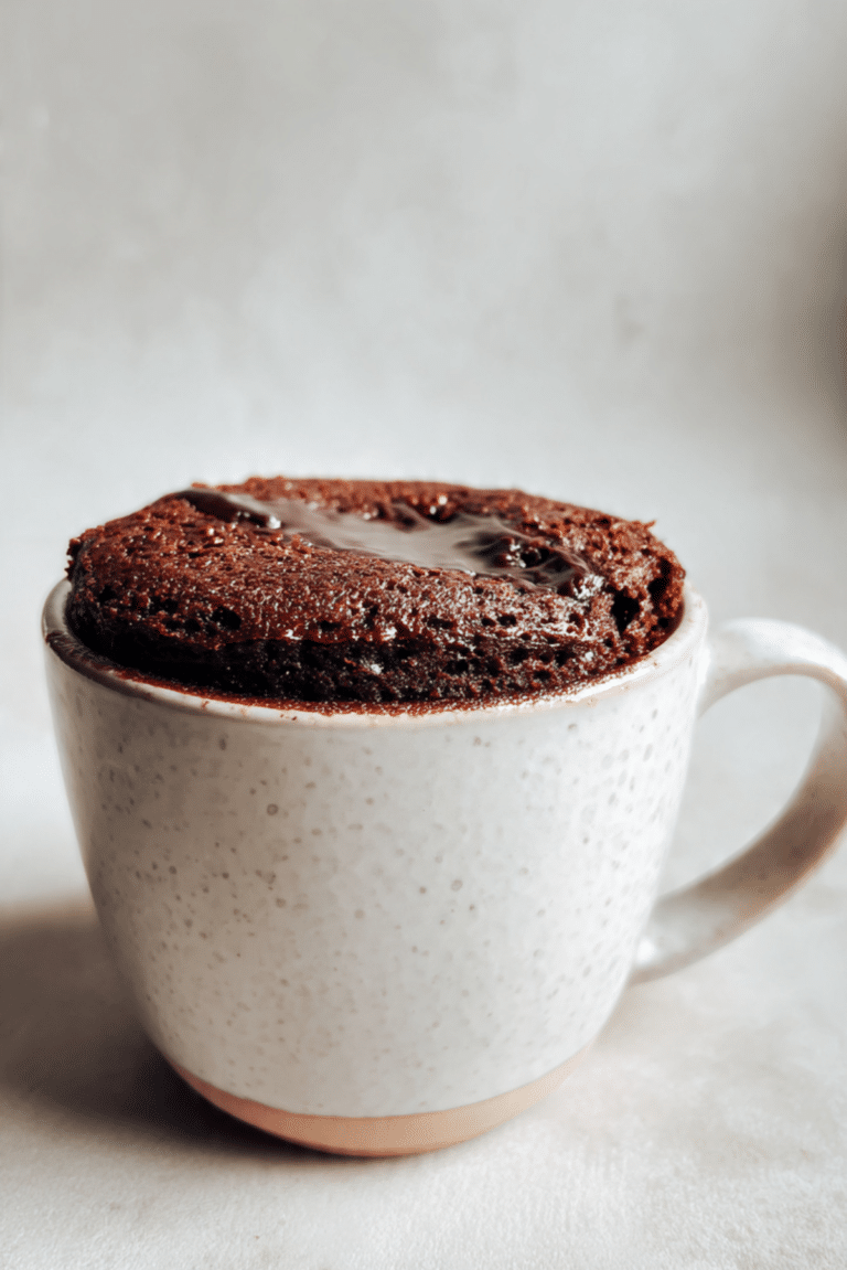Chocolate Lava Mug Cake Quick
